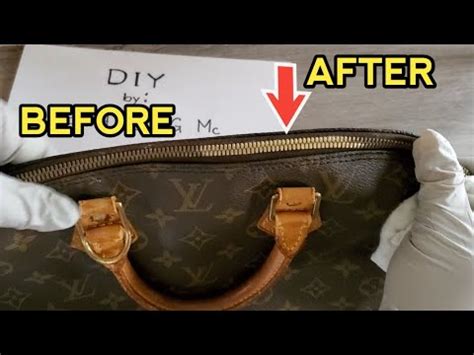 how to polish louis vuitton hardware|cleaning Louis Vuitton zip.